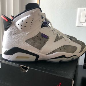 AJ Retro 6 “Flint” size 12 New With Box